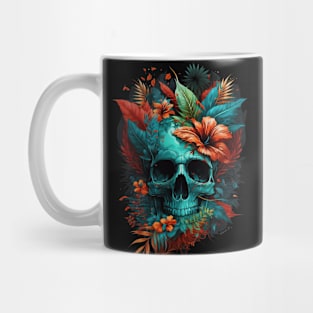 Tropical Skull Head design #1 Mug